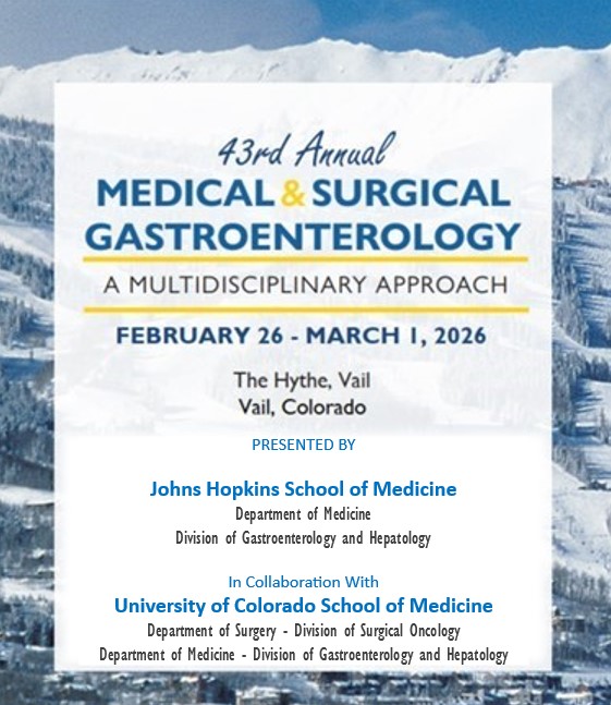 43rd Annual Medical and Surgical Gastroenterology: A Multidisciplinary Approach Banner